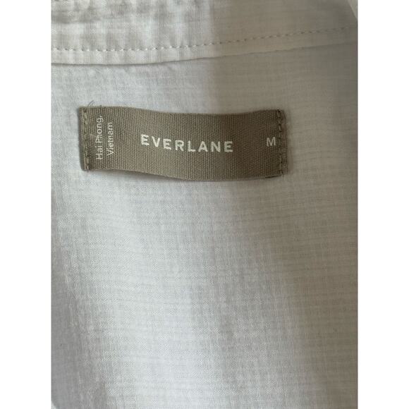 Everlane The Cotton Tourist Shirt Button Down White Oversized Women's Size M - Picture 10 of 12